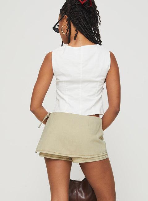 Countryside Skort Ecru Product Image