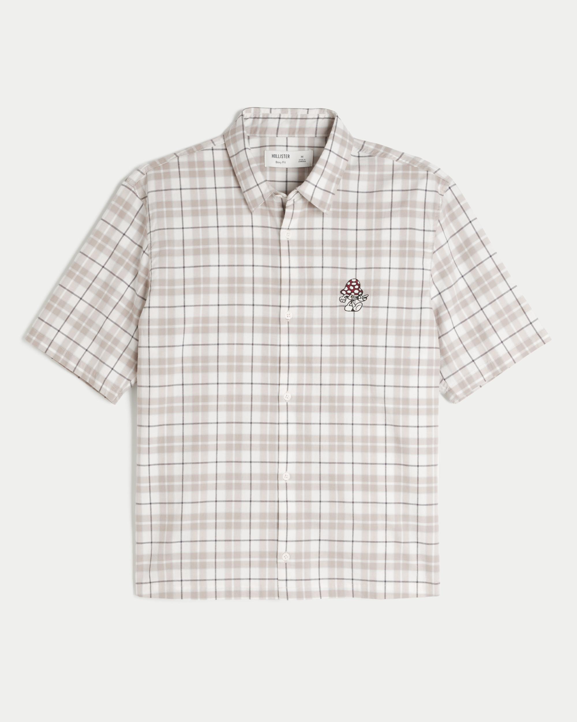 Boxy Short-Sleeve Shirt Product Image