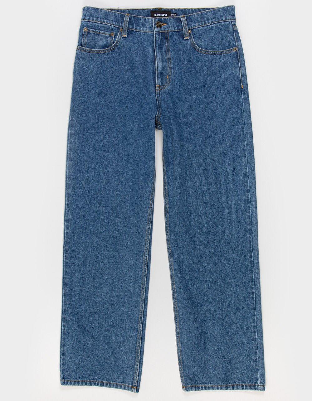 RSQ Mens Loose Fit Jeans - MEDIUM STONE Product Image