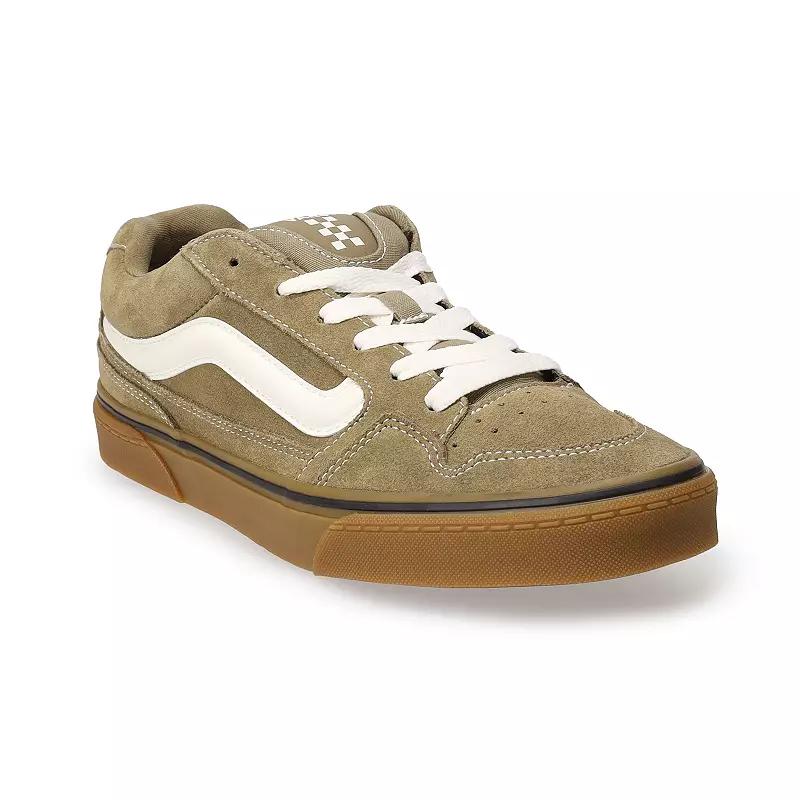 Vans Caldrone Mens Padded Skate Shoes Green Product Image