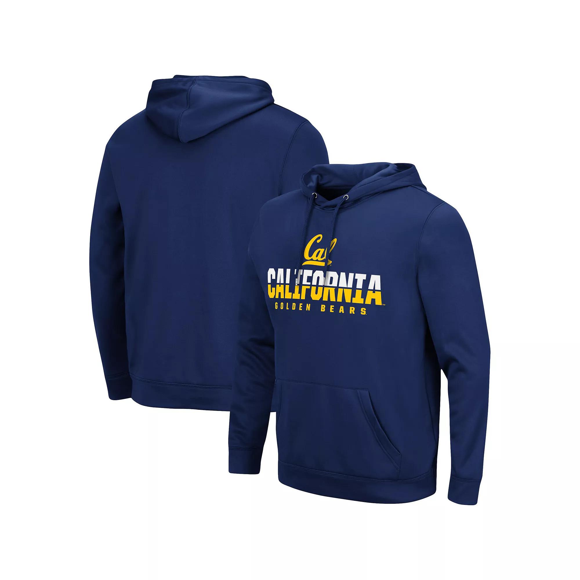 Men's Colosseum Navy Cal Bears Lantern Pullover Hoodie,  Product Image