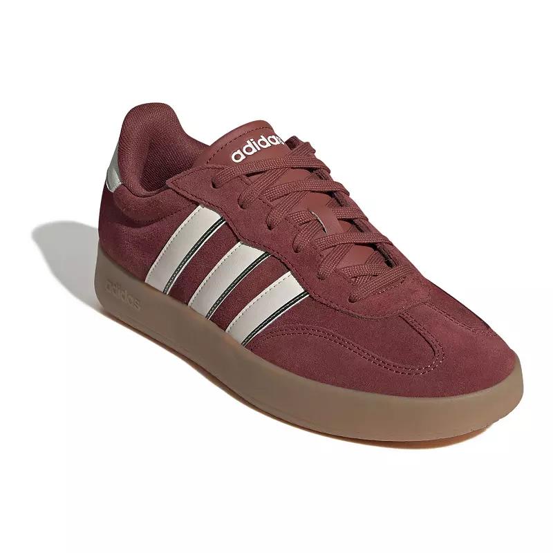 adidas Barreda Men's Sportswear Shoes, Size: 9, Ruby Off White Green Product Image