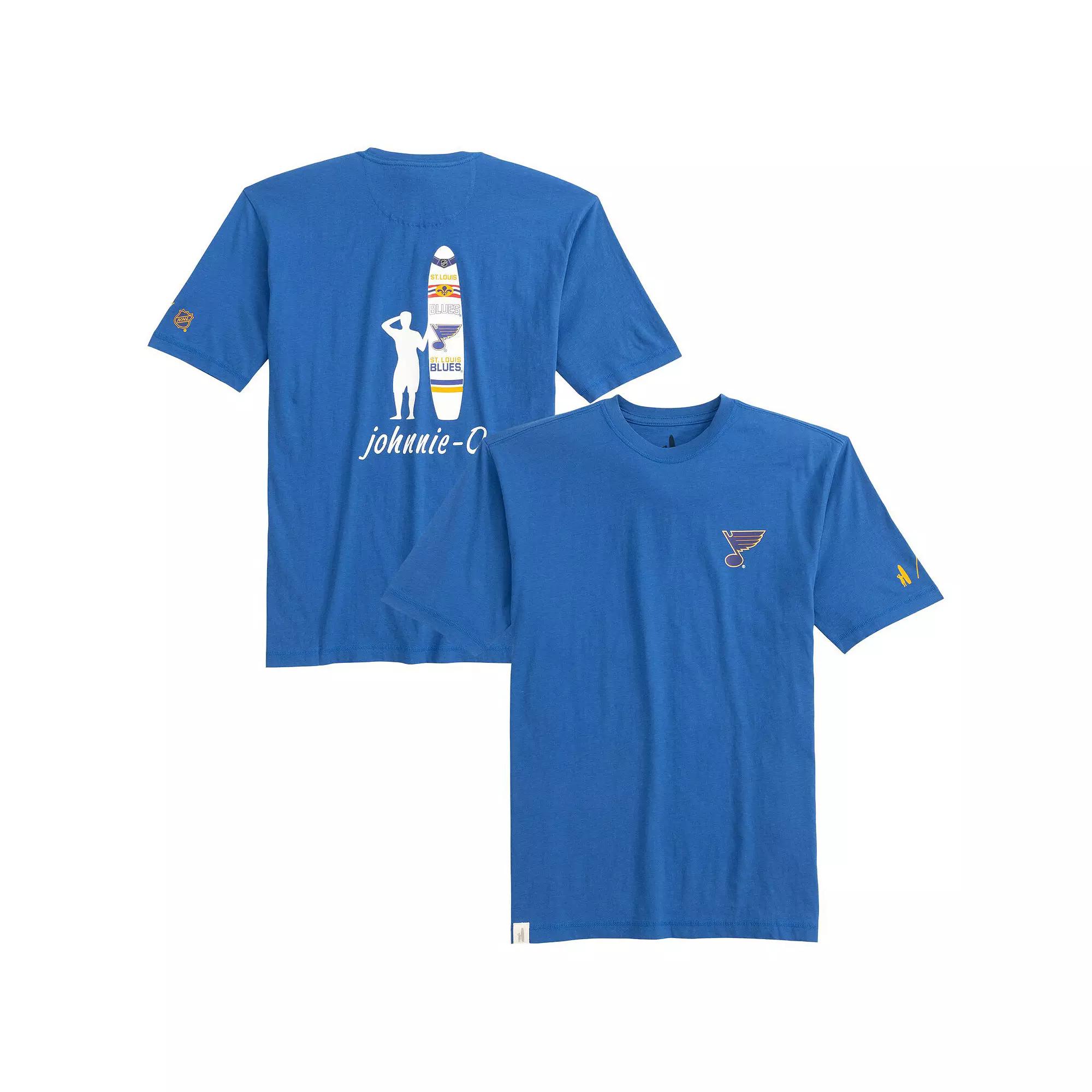 Men's johnnie-O Blue St. Louis Blues Heathered Spencer T-Shirt, Size: XL Product Image