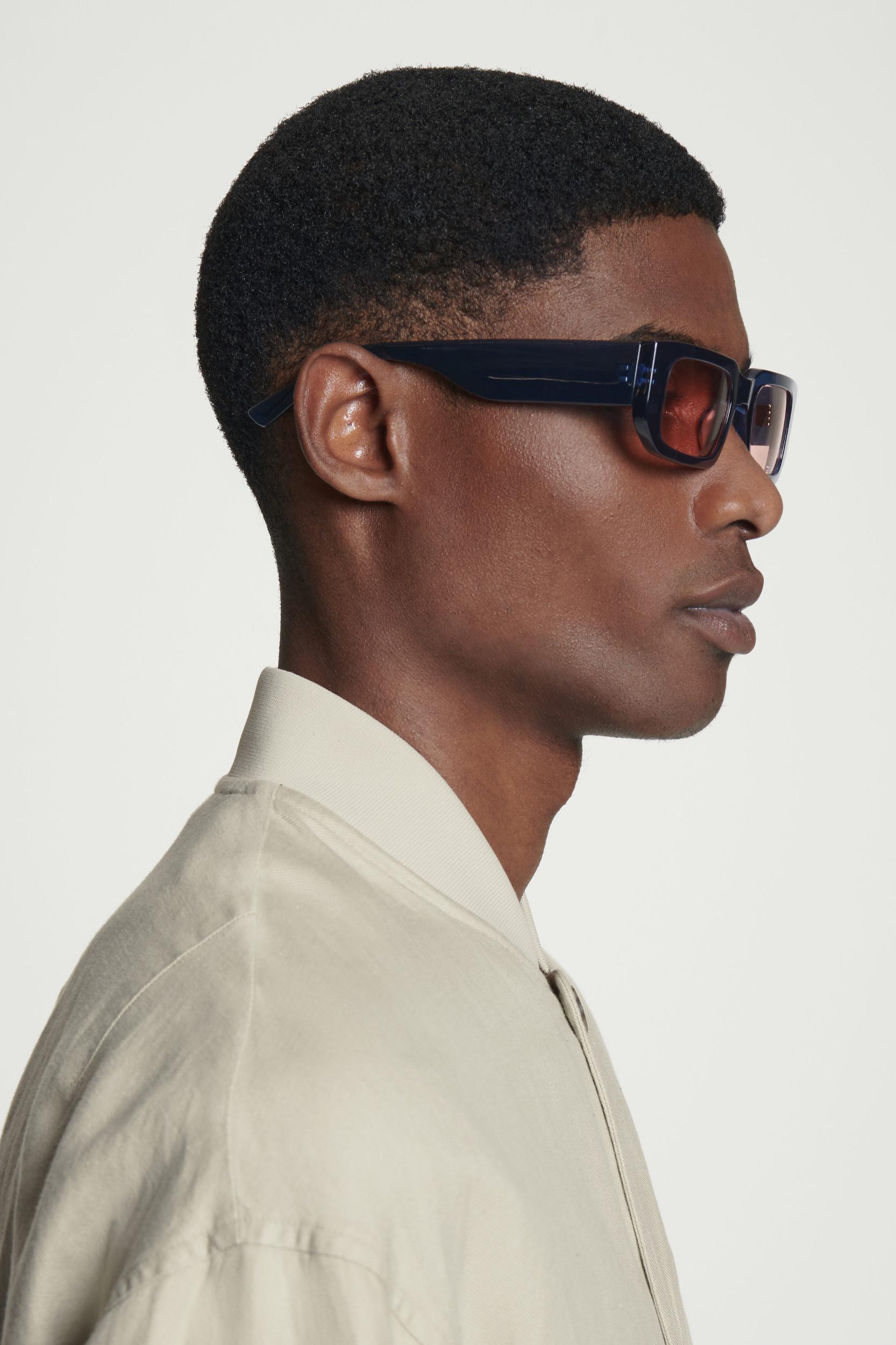RECTANGLE-FRAME SUNGLASSES Product Image