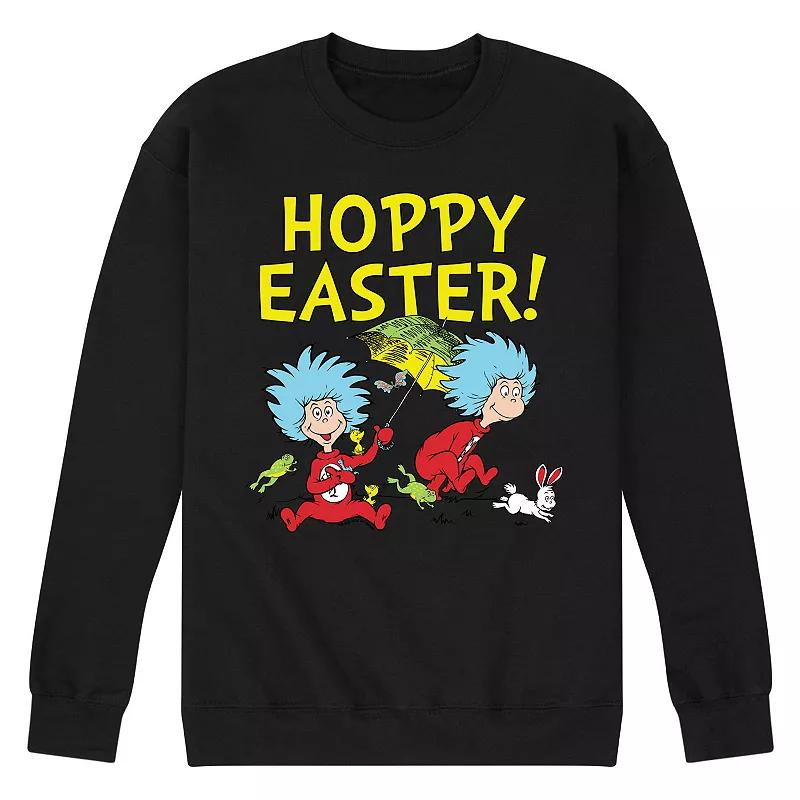 Mens Dr. Seuss Hoppy Easter Sweatshirt Blue Product Image