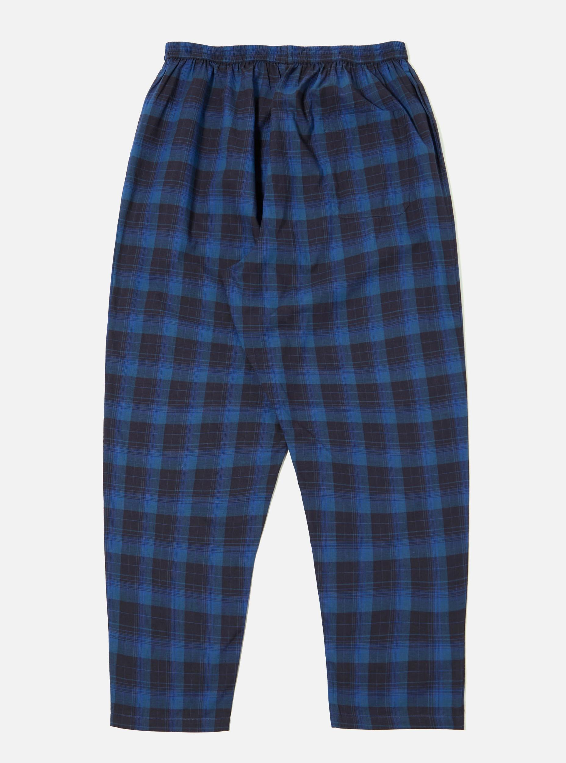 Navy/Blue Check Pyjama Pant Product Image