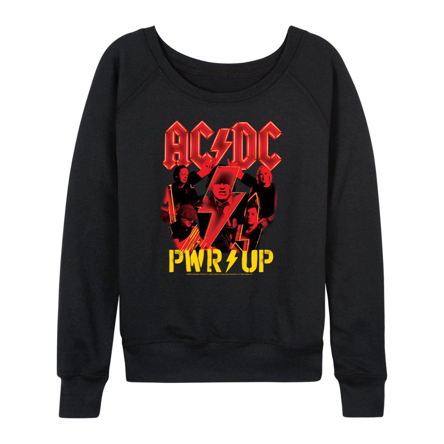 Women's ACDC PWR UP French Terry Long Sleeve Tee,  Product Image