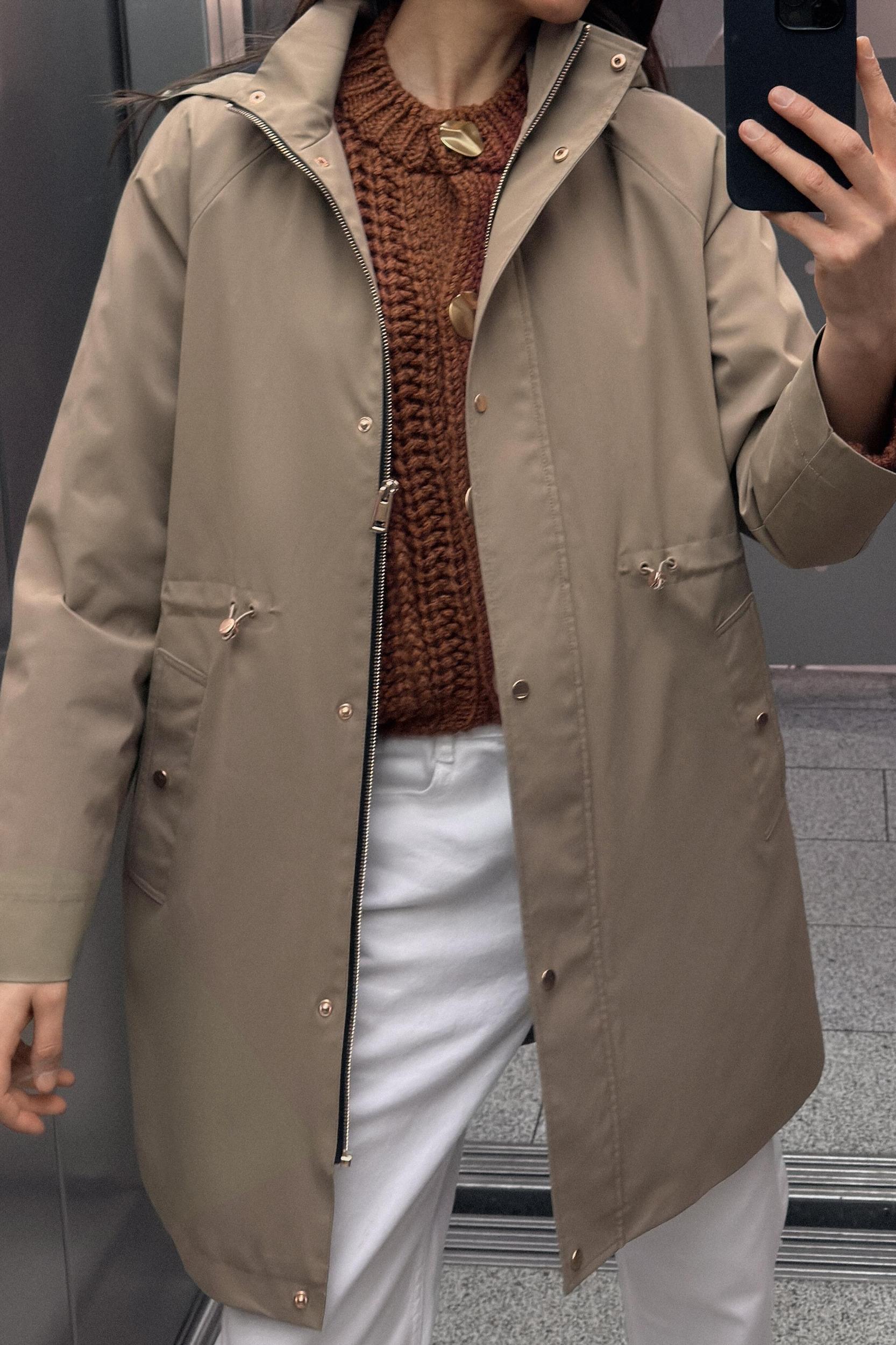 LONGLINE HOODED JACKET Product Image