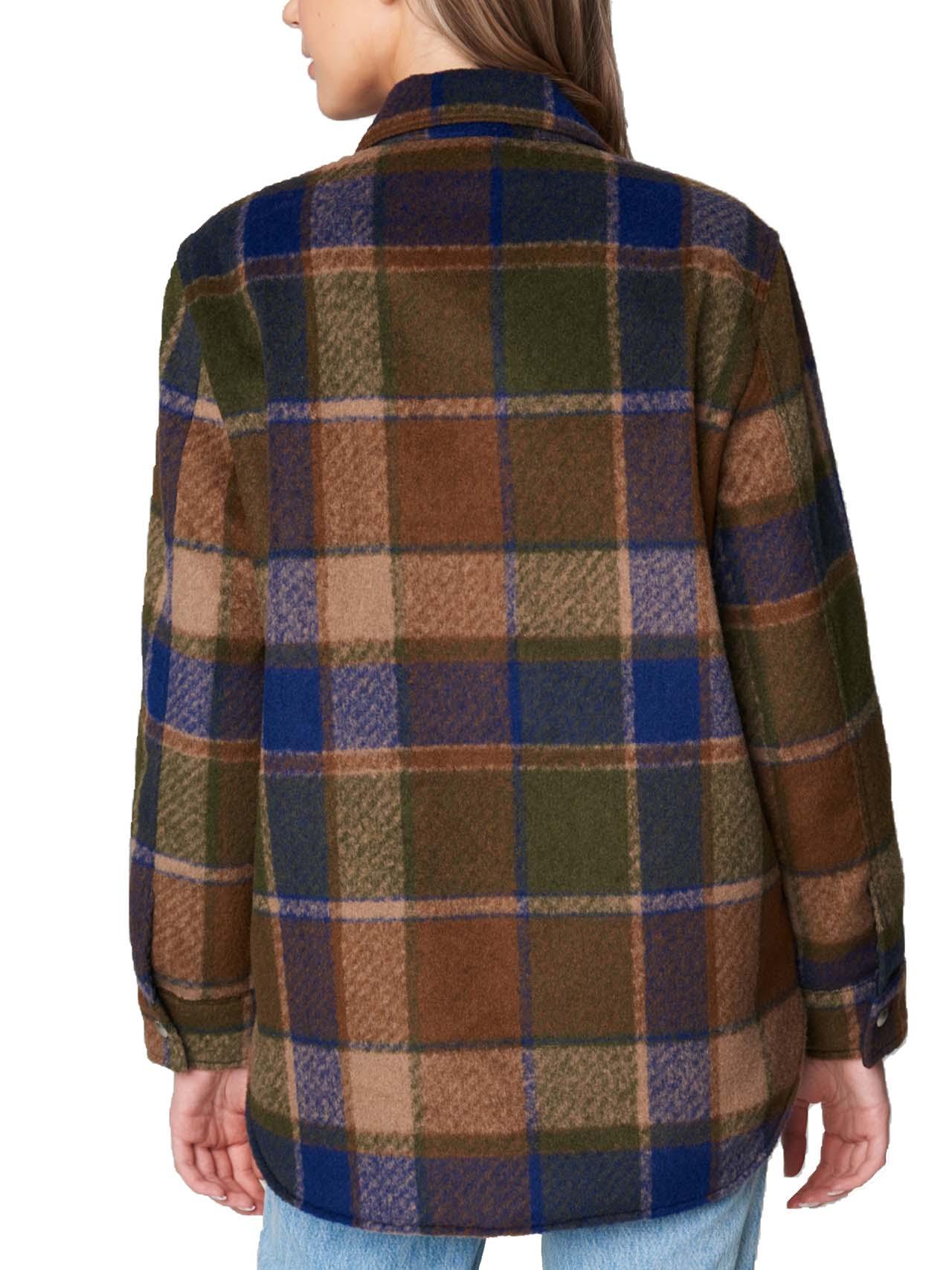 Multi Color Plaid Shacket Product Image