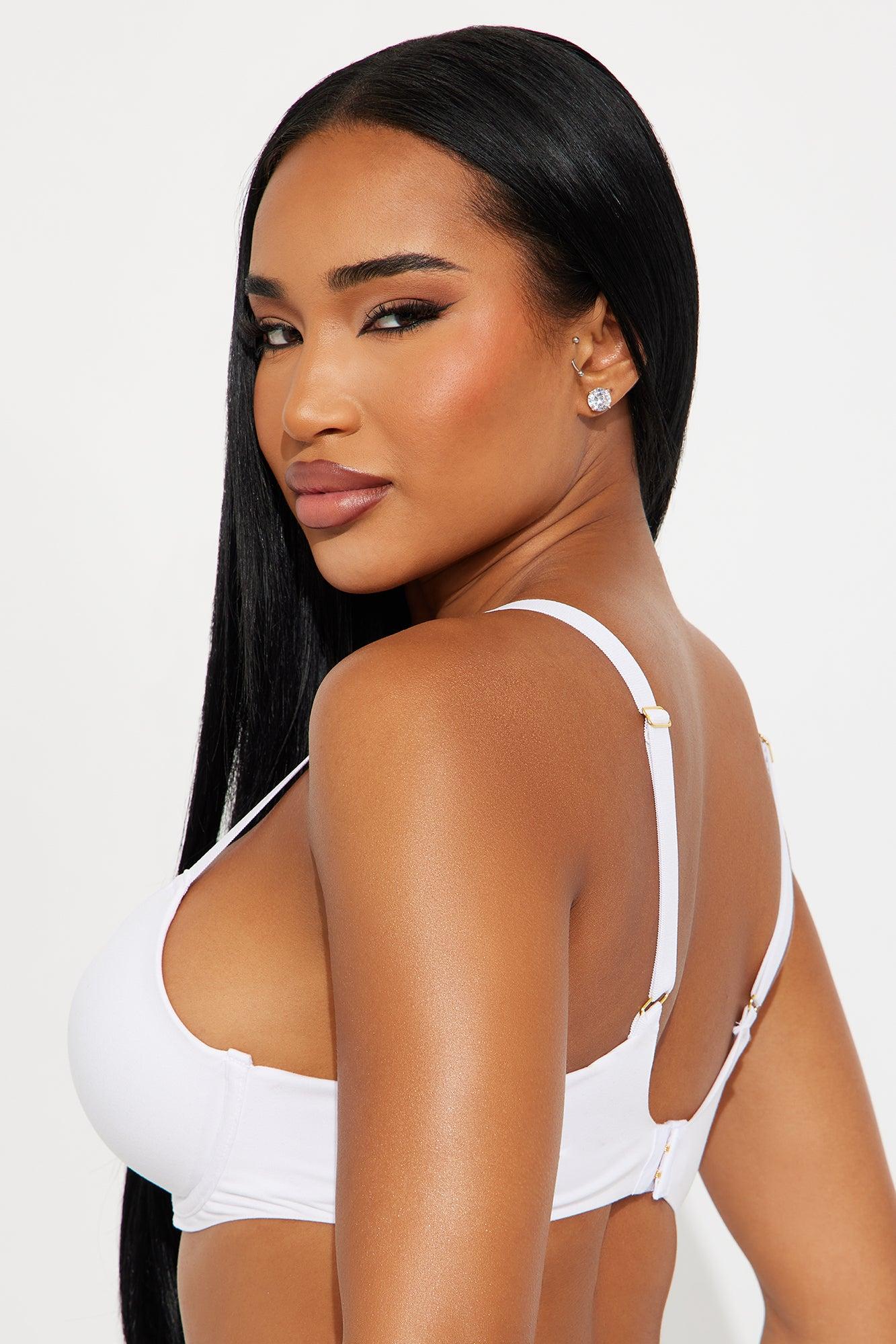 Feel Good Lightly Lined Full Coverage Bra - White Female Product Image