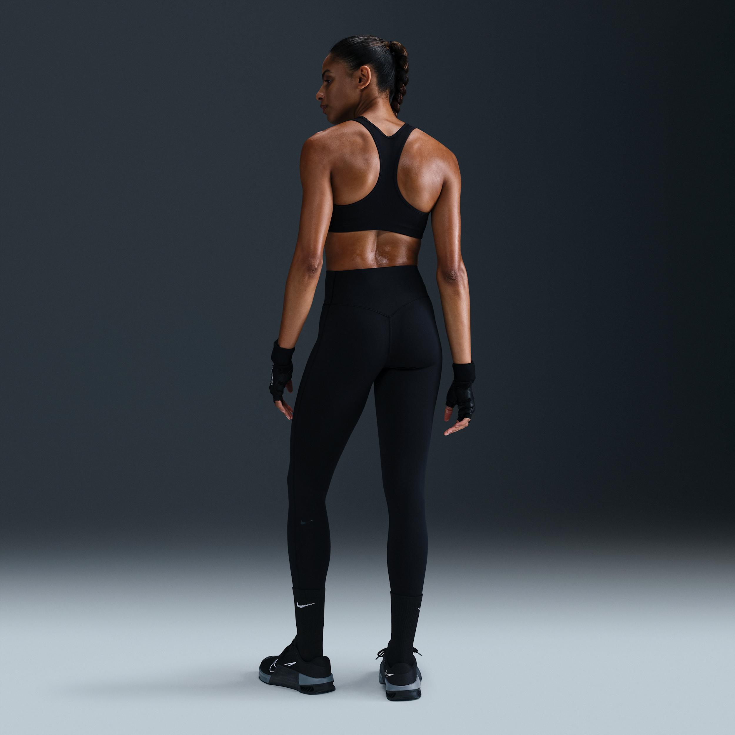 Nike Womens Universa High-Waisted Full-Length Leggings with No Front Seam | HQ6810-010 Product Image