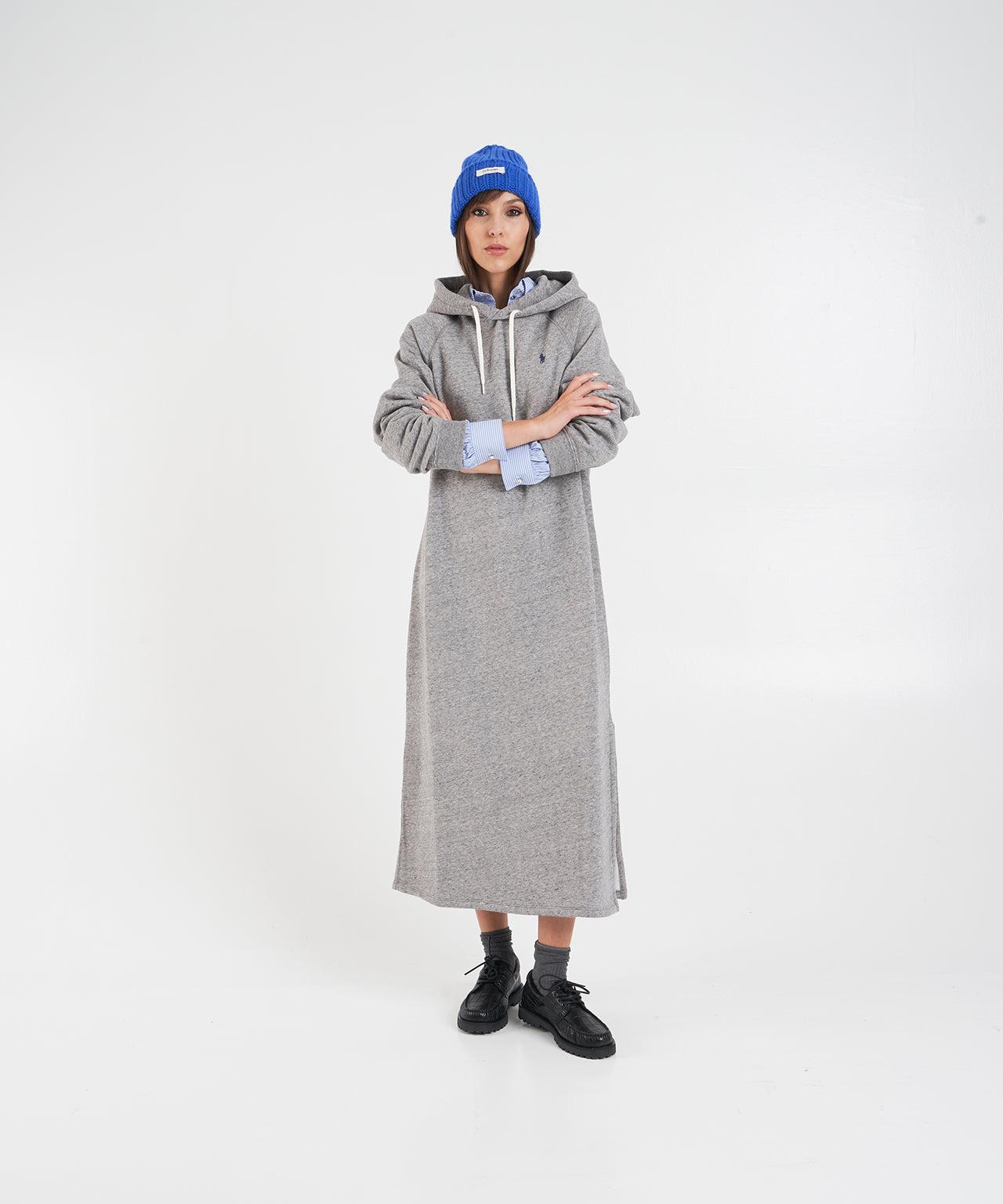 Maxi dress with hood Product Image