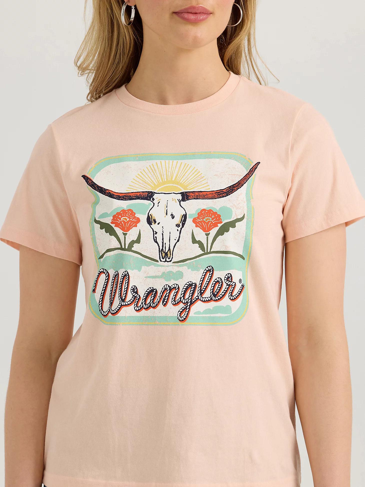 Women's Wrangler Southwestern Graphic Regular Fit Tee in Bruschetta Product Image