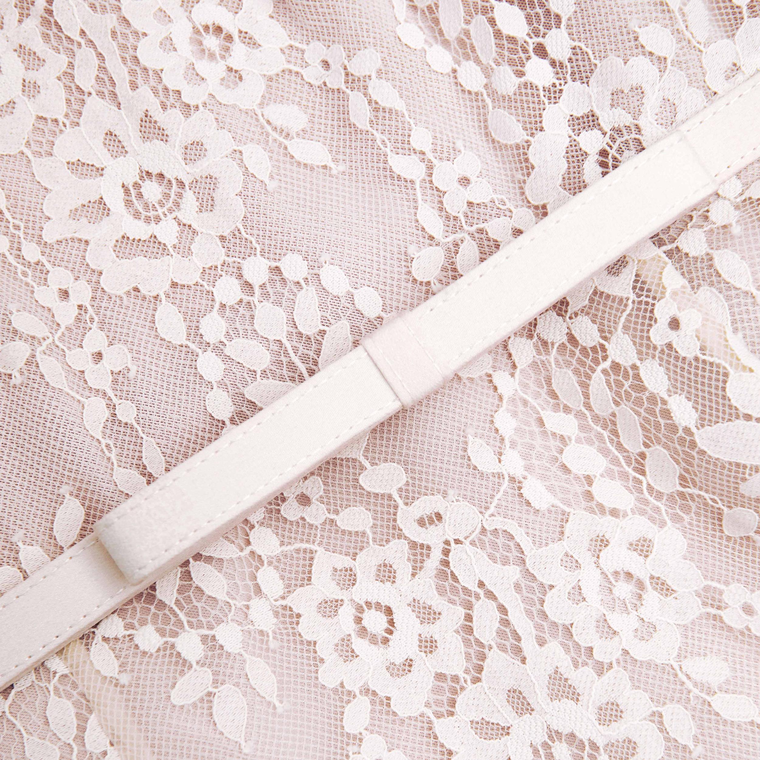 White Lace Midi Dress Product Image