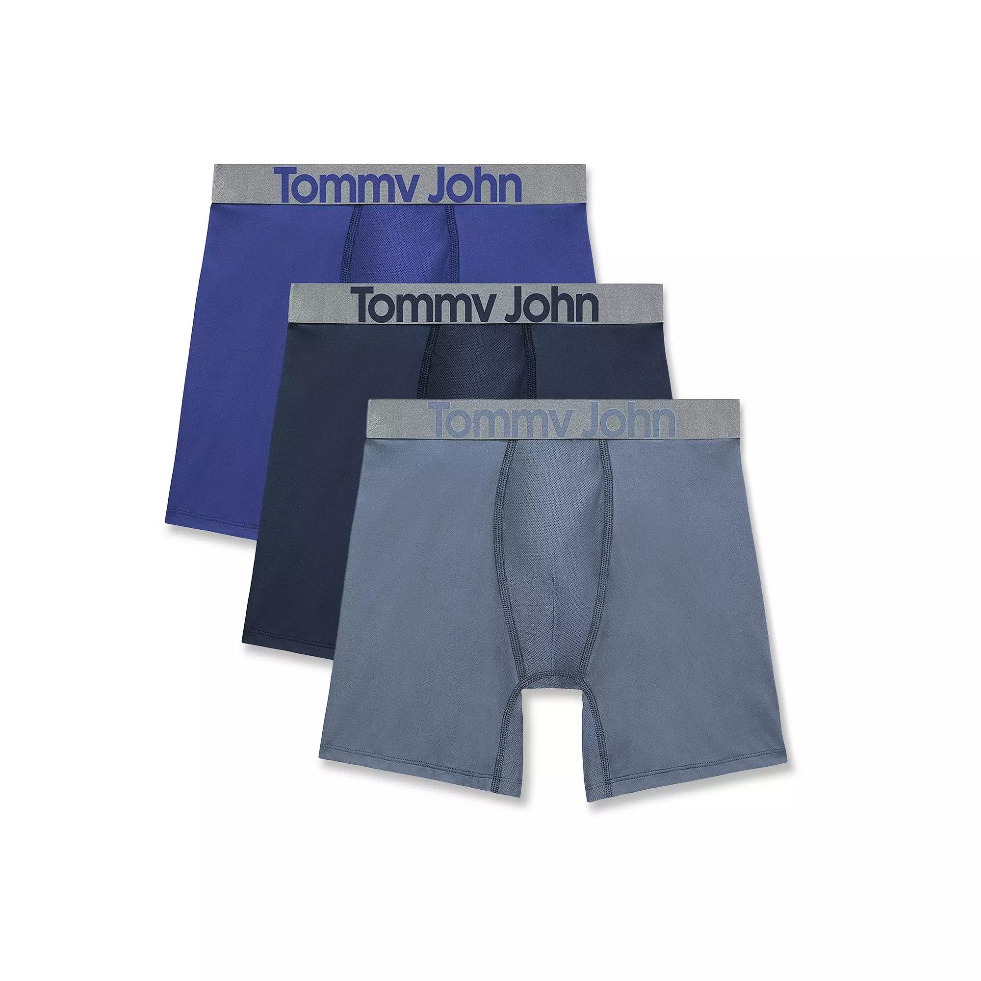 Mens Tommy John 3-Pack Sport Boxer Briefs Product Image