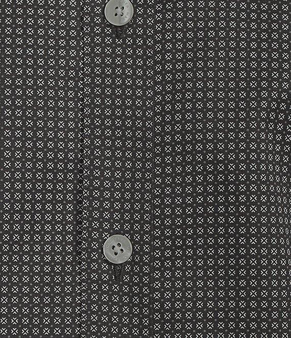 Hart Schaffner Marx State Street Essentials Long Sleeve Geo Print Coatfront Shirt Product Image