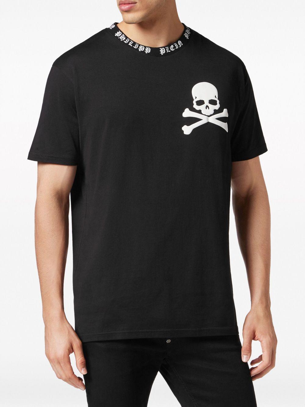 skull-print cotton T-shirt Product Image
