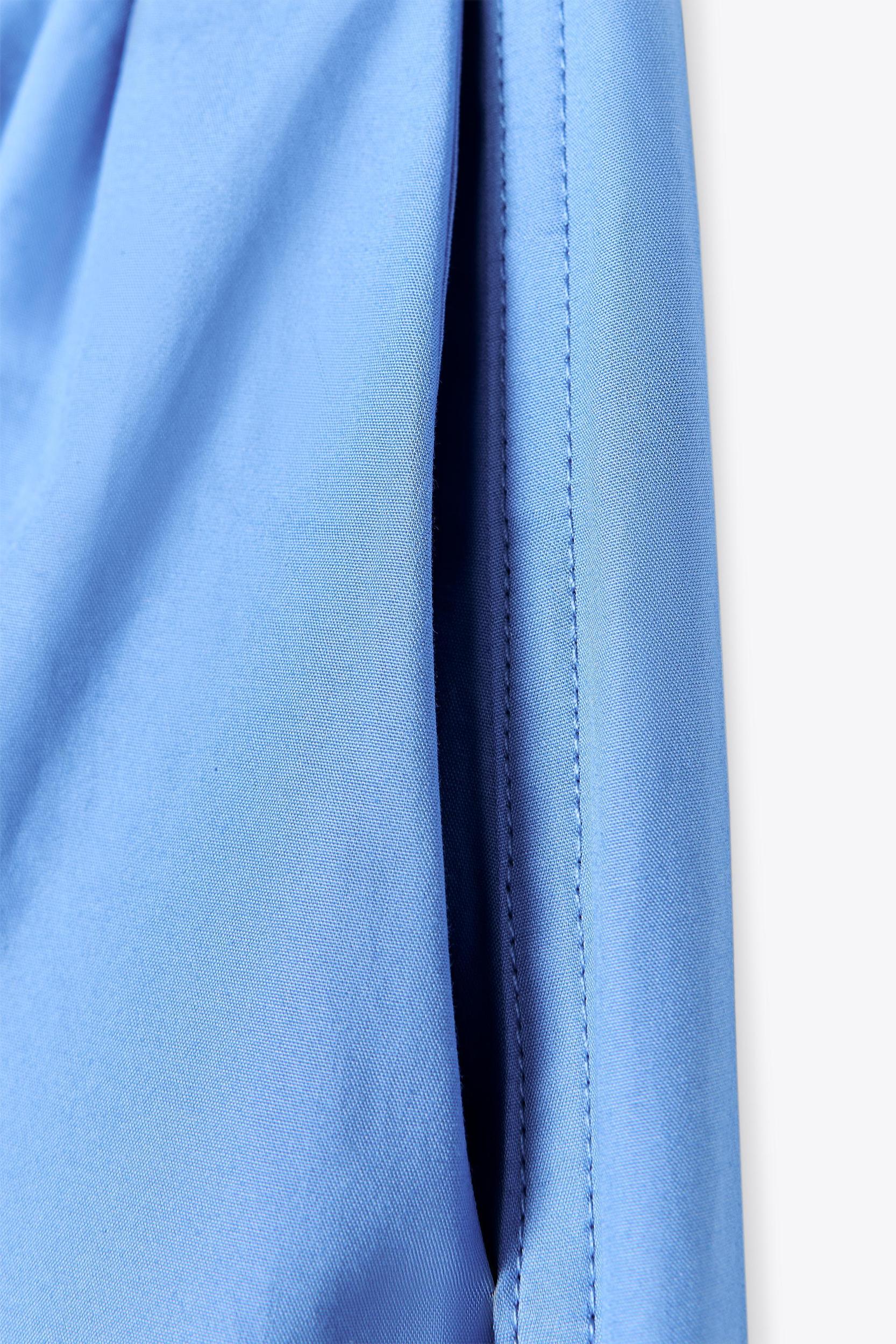 ZW COLLECTION POPLIN MIDI SKIRT Product Image