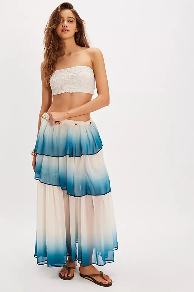 Dip Into The Tiers Maxi Skirt Product Image