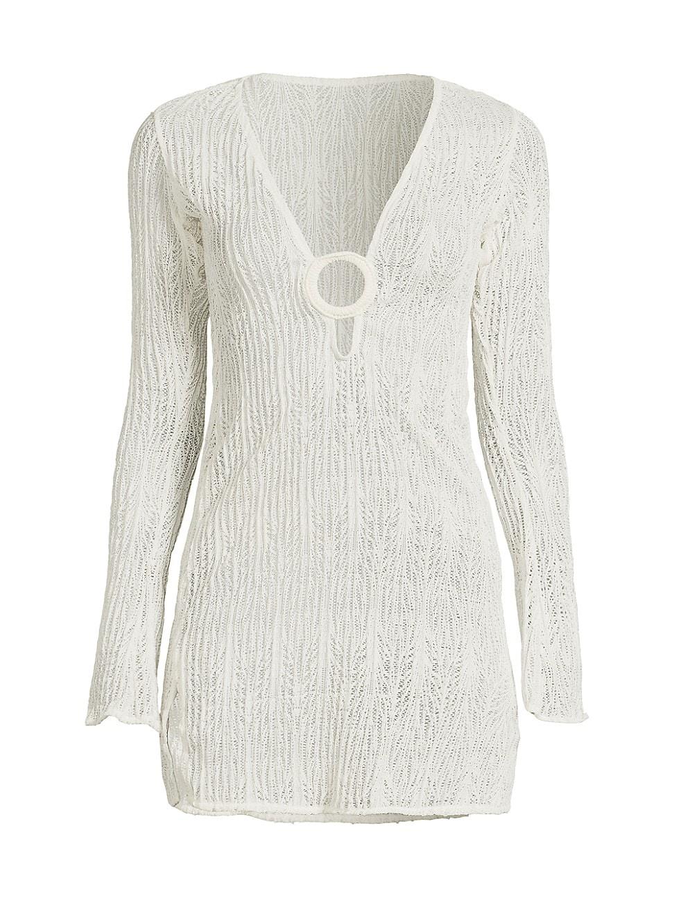 Womens Angie Knit Linen-Blend Tunic Product Image