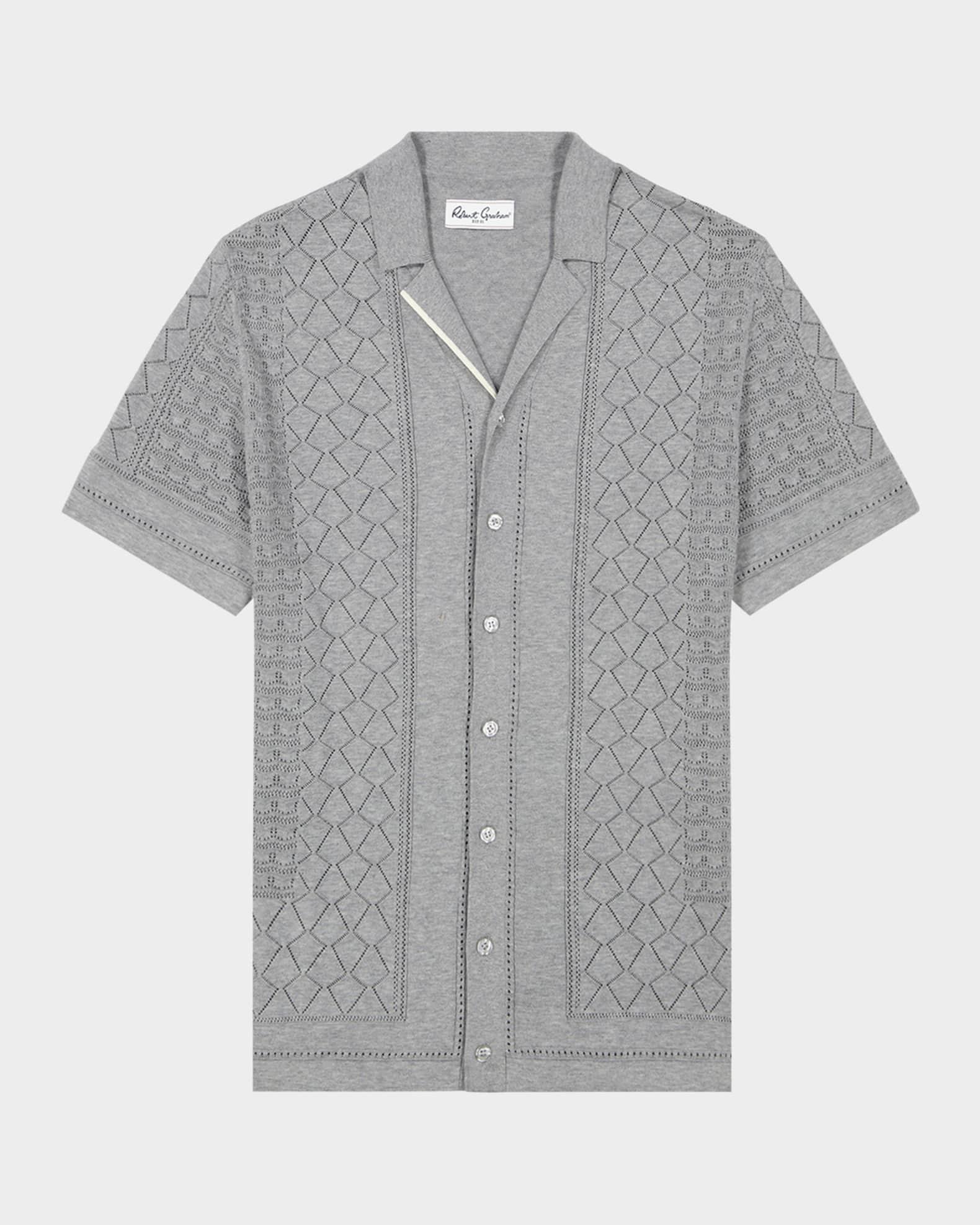 Mens Delmar Knitted Camp Shirt Product Image