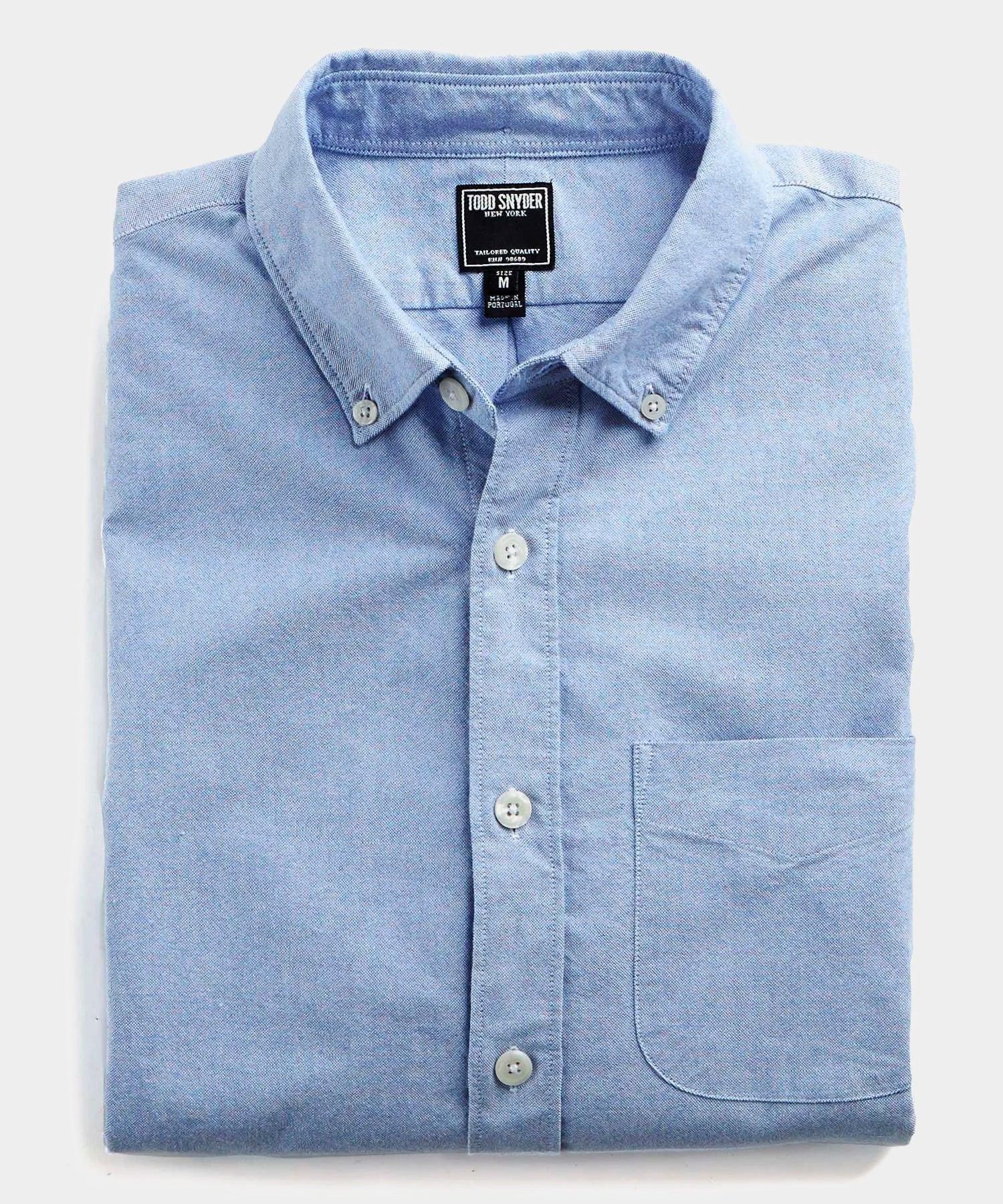 Japanese Selvedge Oxford Button-Down Collar Shirt Product Image