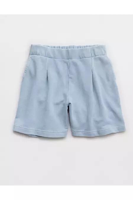 Aerie New Heights Trouser Fleece Short Women's Product Image