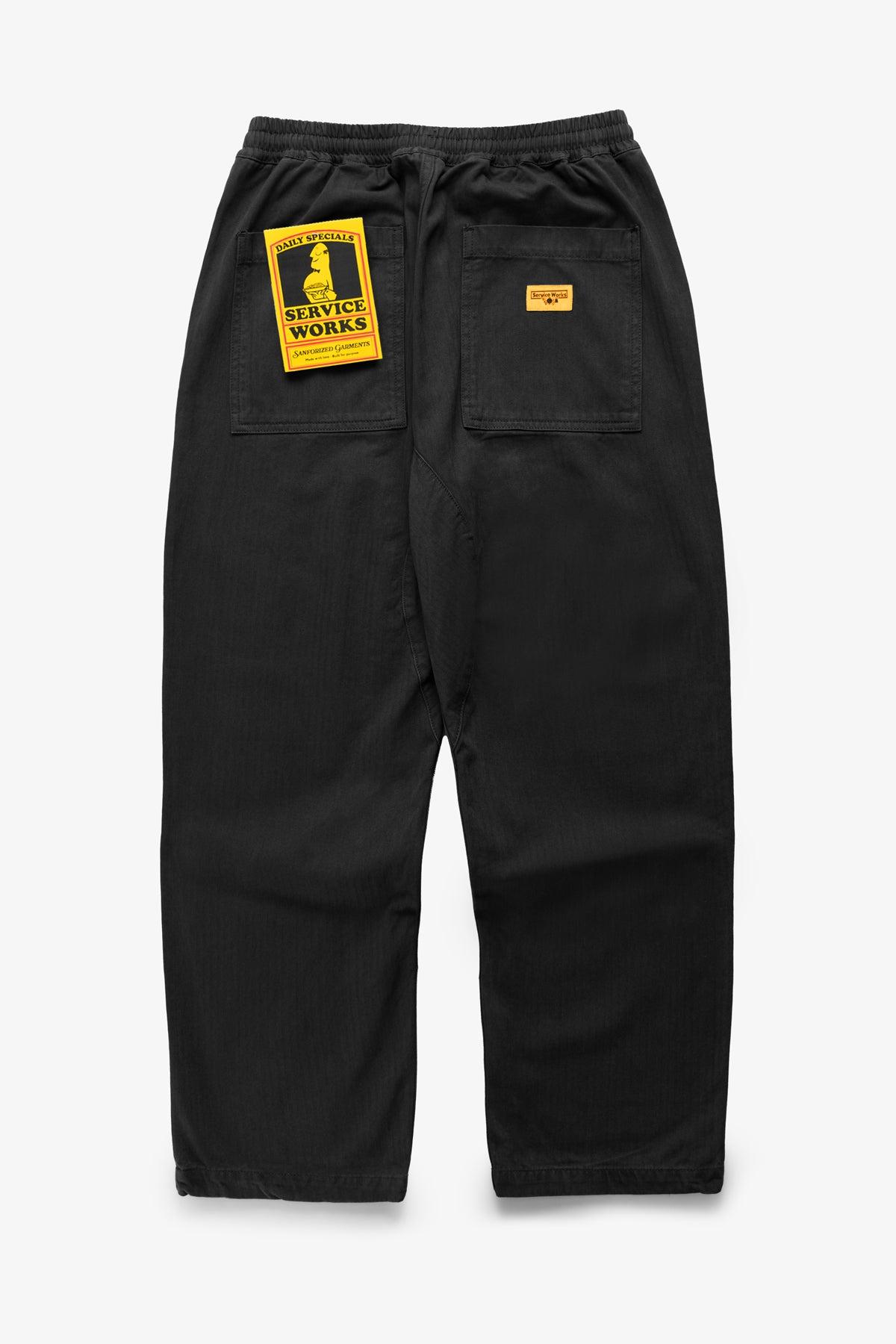 Service Works - Herringbone Chef Pants - Black Product Image