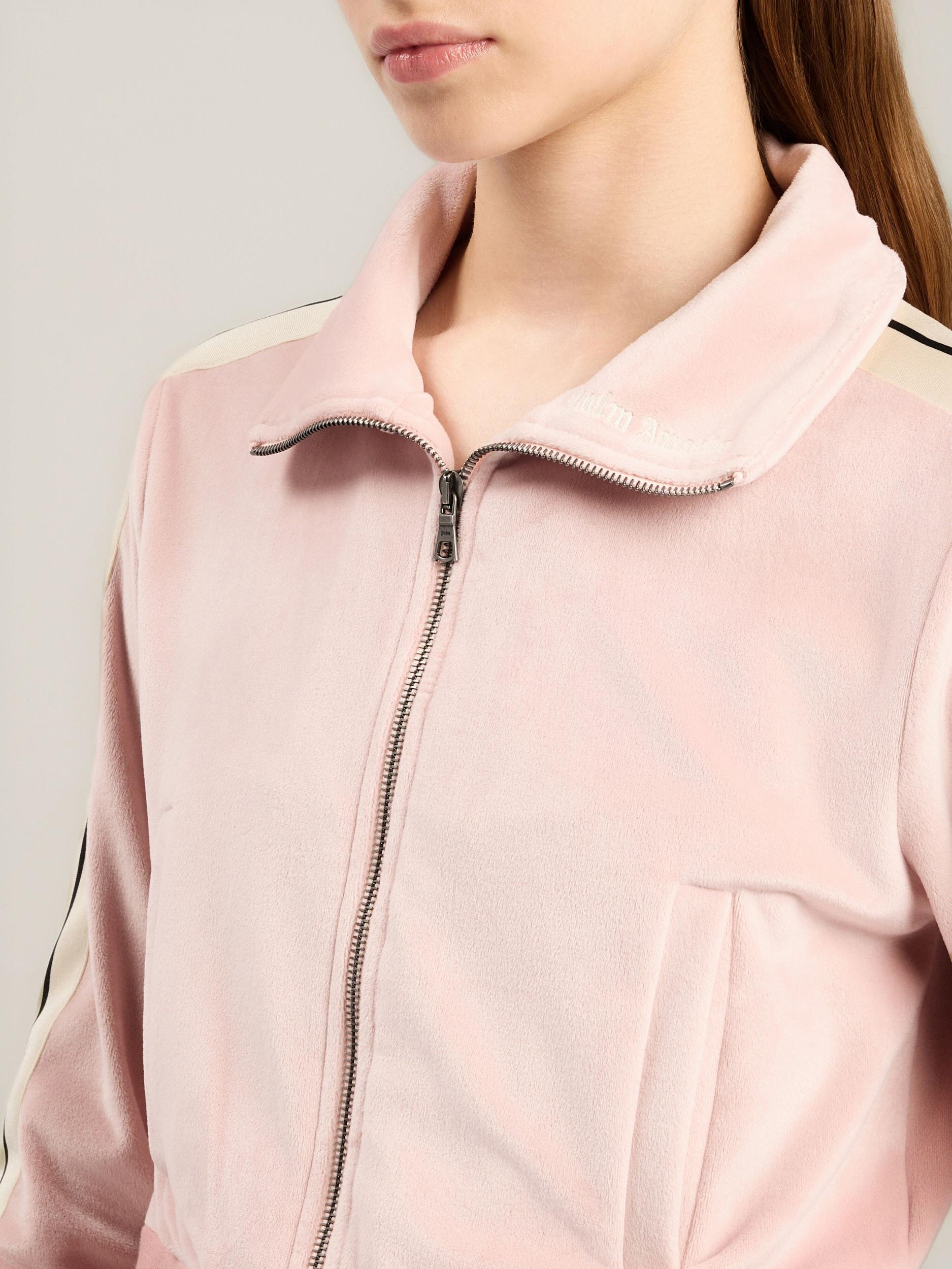 Logo Chenille Crop Track Jacket Product Image