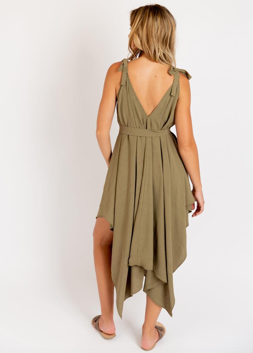 Ellio Dress in Olive Ash Female Product Image