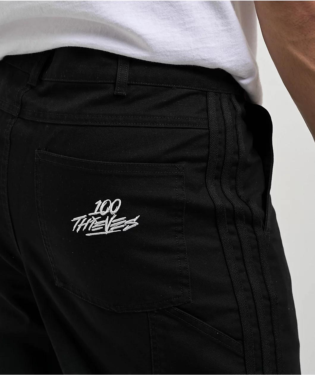 adidas x 100 Thieves Black Carpenter Pants Product Image