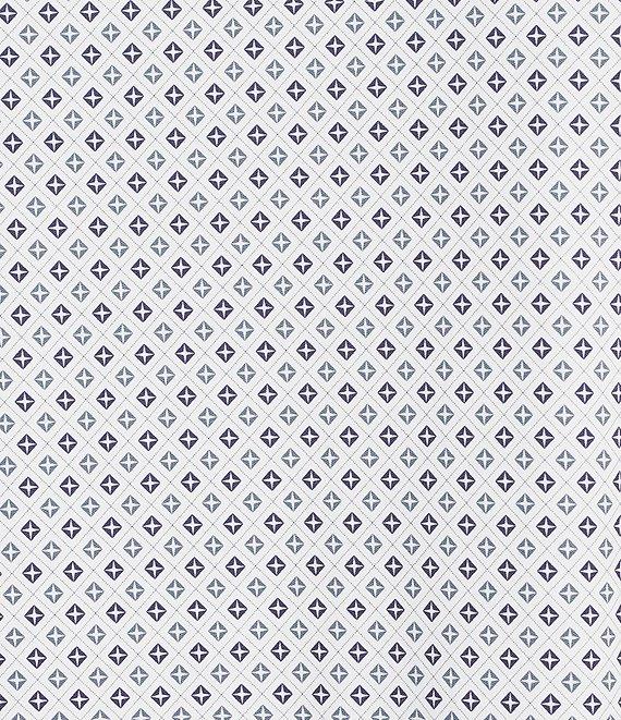 Cremieux Blue Label Interlock Coat Front Long Sleeve Geometric Print Knit Shirt Product Image