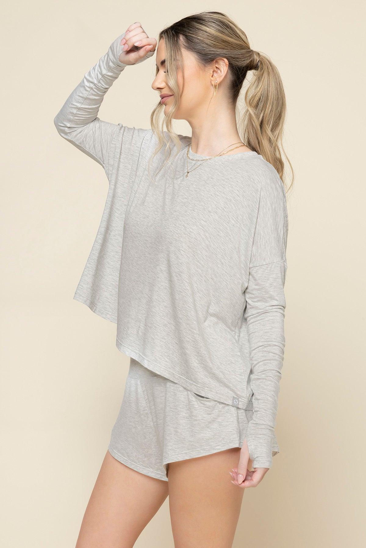 Perfect Lounge Shorts - Heather Grey Product Image