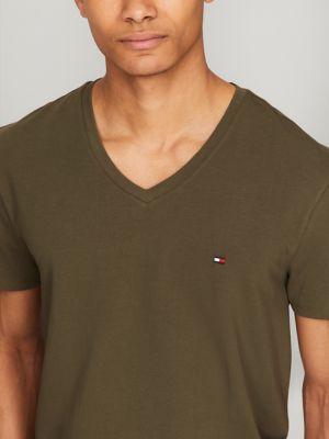 Slim Fit V-Neck T-Shirt Product Image