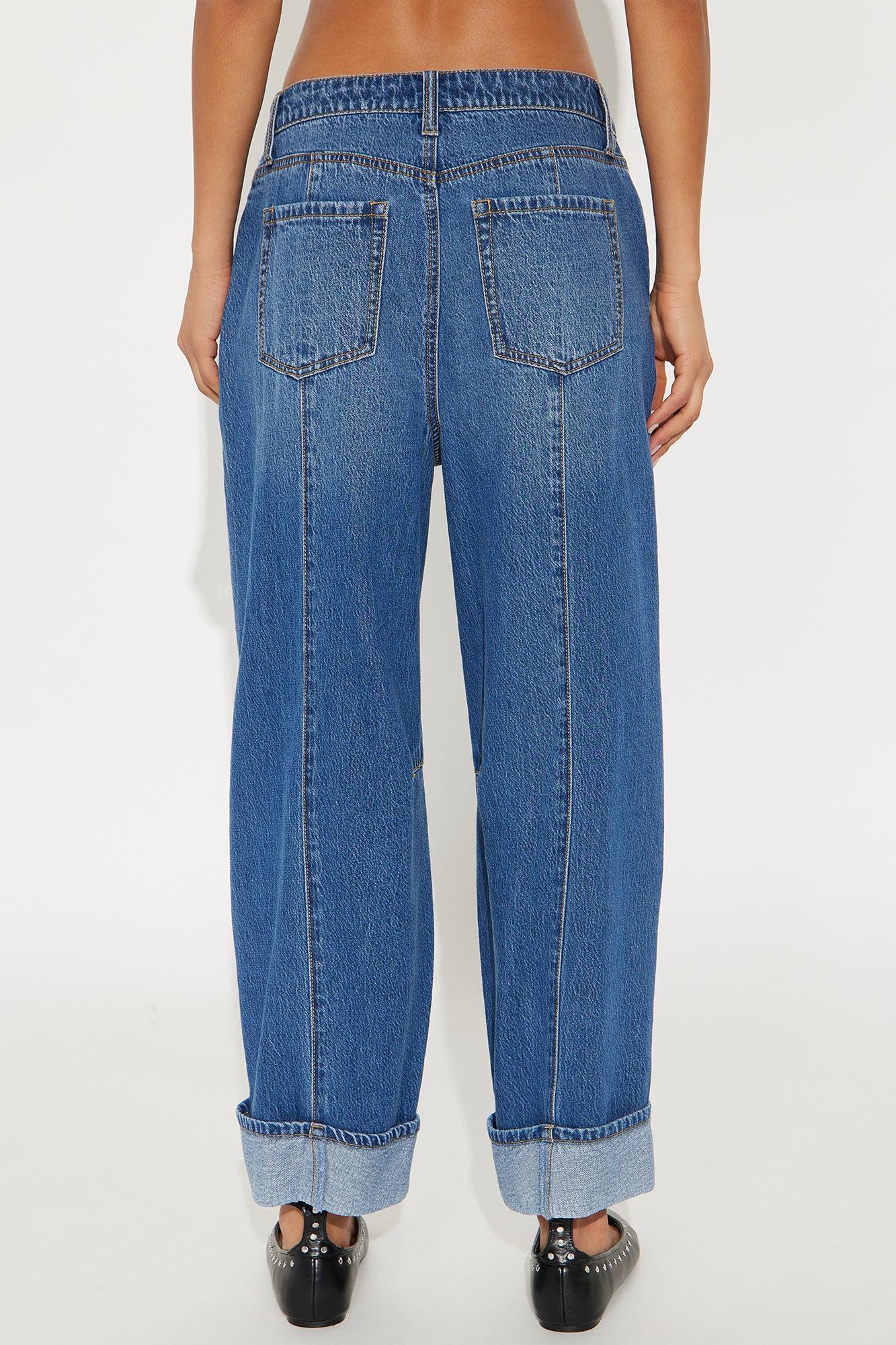 Lennox Barrel Crop Jean - Medium Wash Product Image