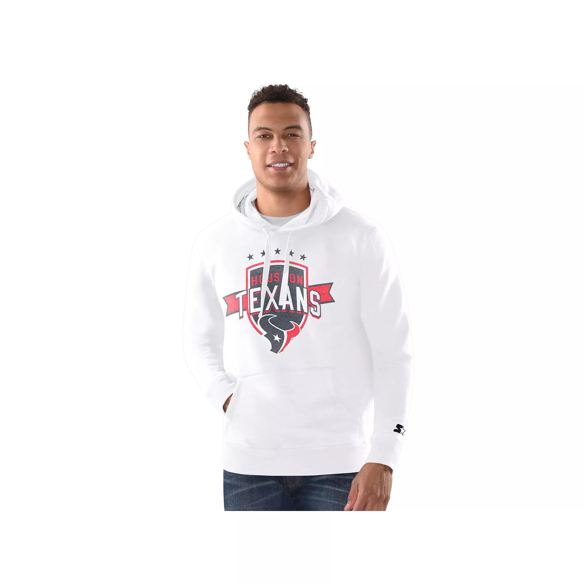 Men's Starter White Chicago Bears Vintage Pullover Hoodie, Size: XXL Product Image