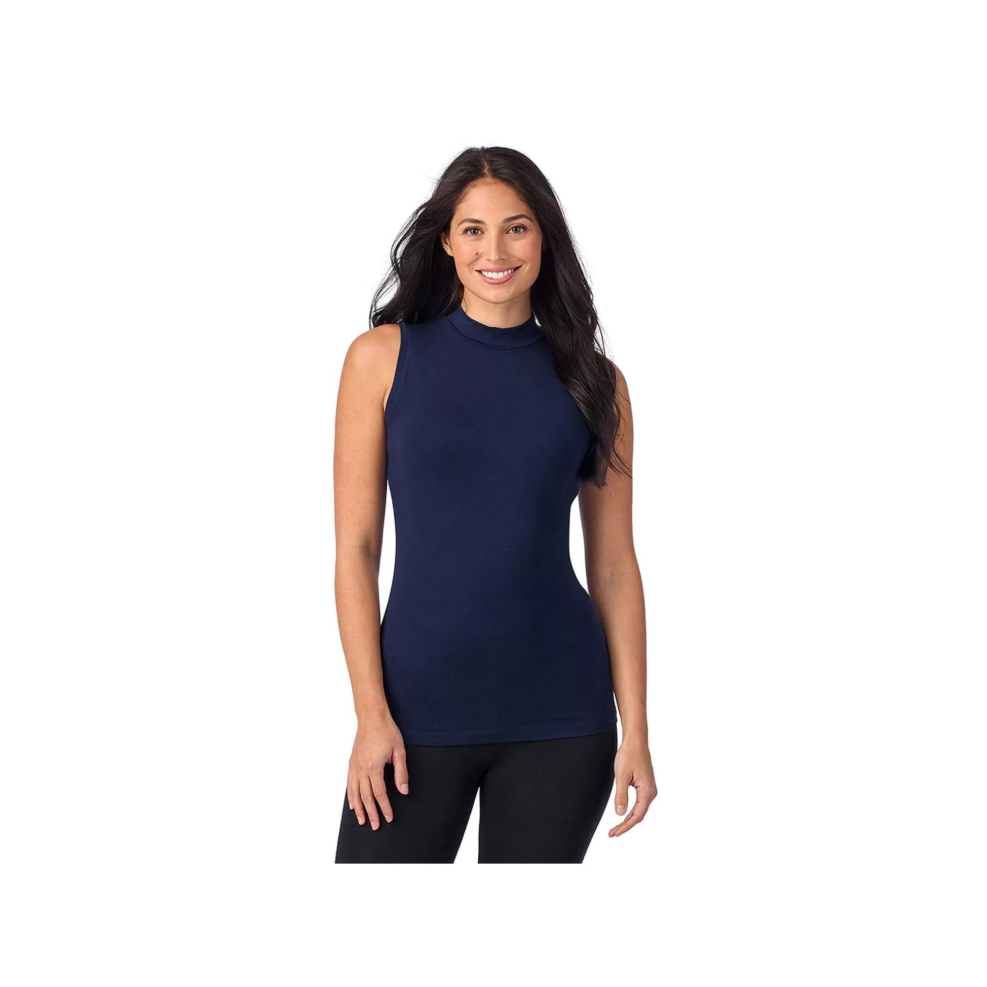 Women's Cuddl Duds® Softwear with Stretch Sleeveless Mock Neck Tank Top,  Product Image