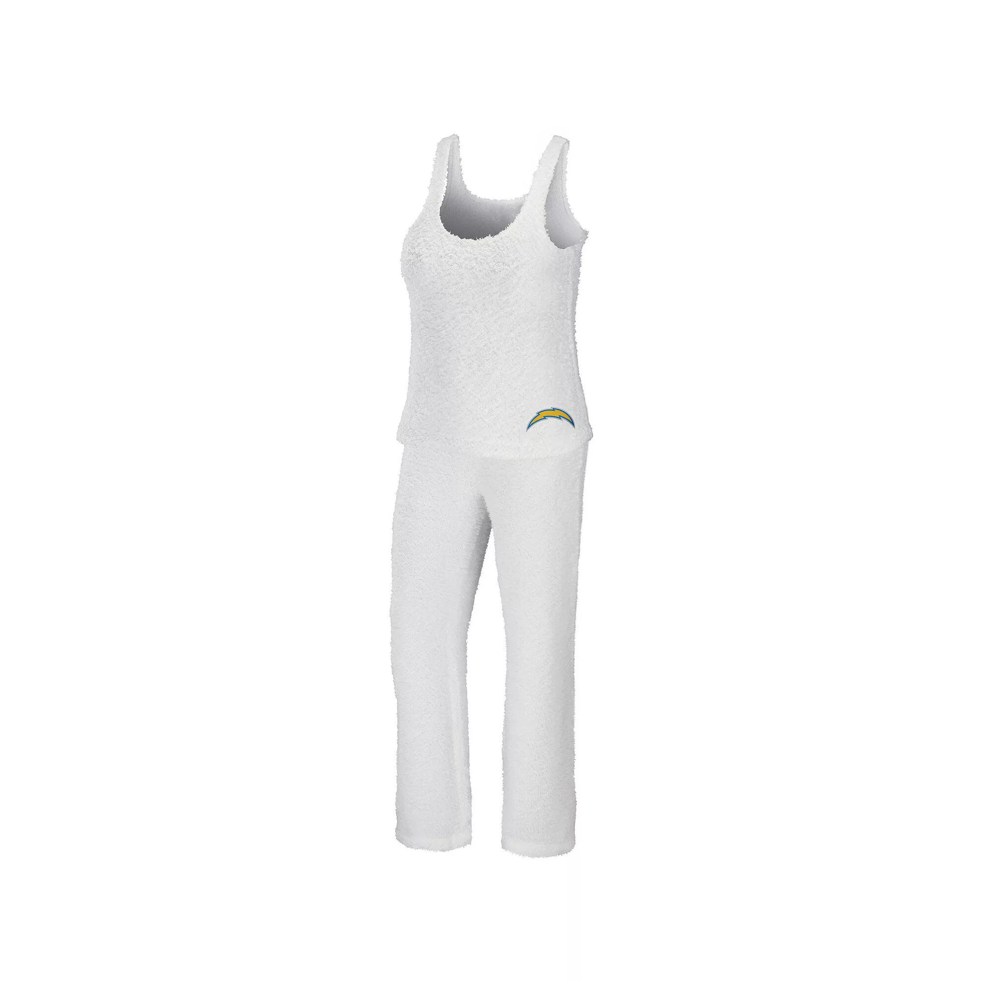 Women's WEAR by Erin Andrews Cream Arizona Cardinals Cozy Scoop Neck Tank Top & Pants Sleep Set,  Product Image