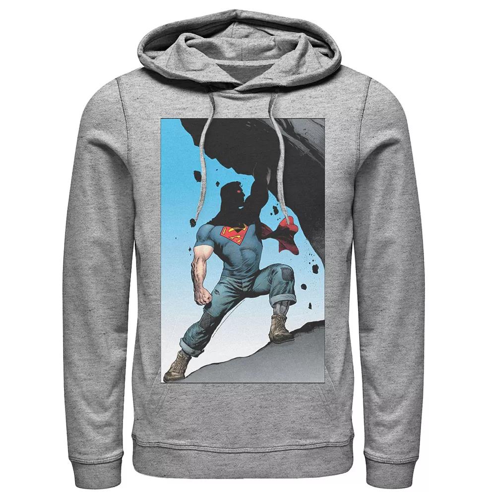 Men's DC Comics Superman Power Lift Comic Poster Hoodie,  Product Image