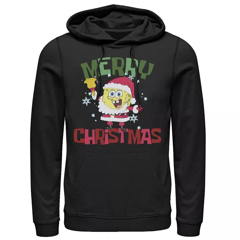 Men's Nickelodeon SpongeBob Santa Outfit Merry Christmas Hoodie,  Product Image