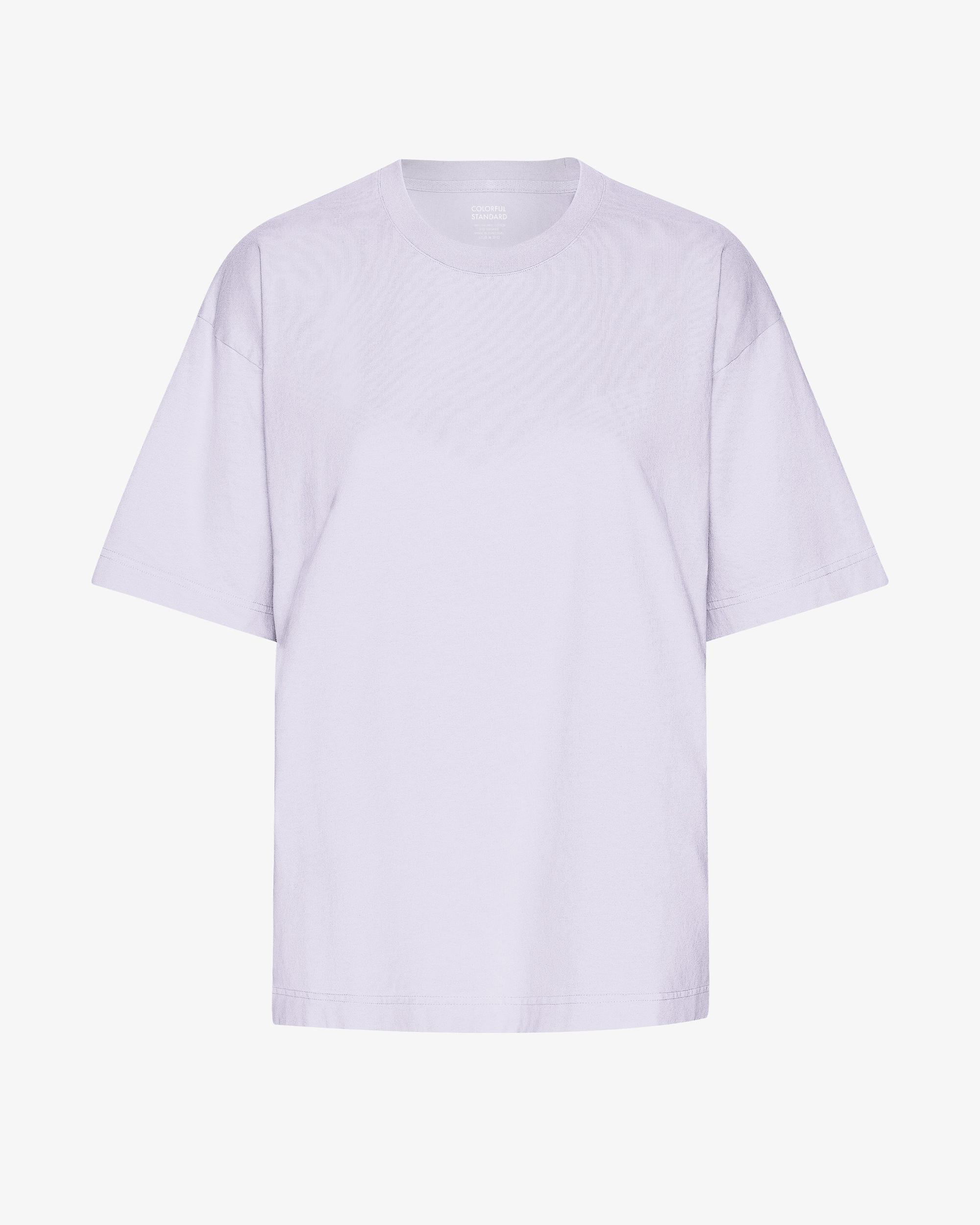 Oversized Organic T-Shirt - Soft Lavender Product Image
