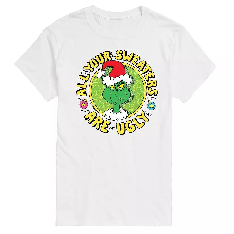 Men's Dr. Seuss The Grinch All Your Sweaters Are Ugly Graphic Tee,  Product Image
