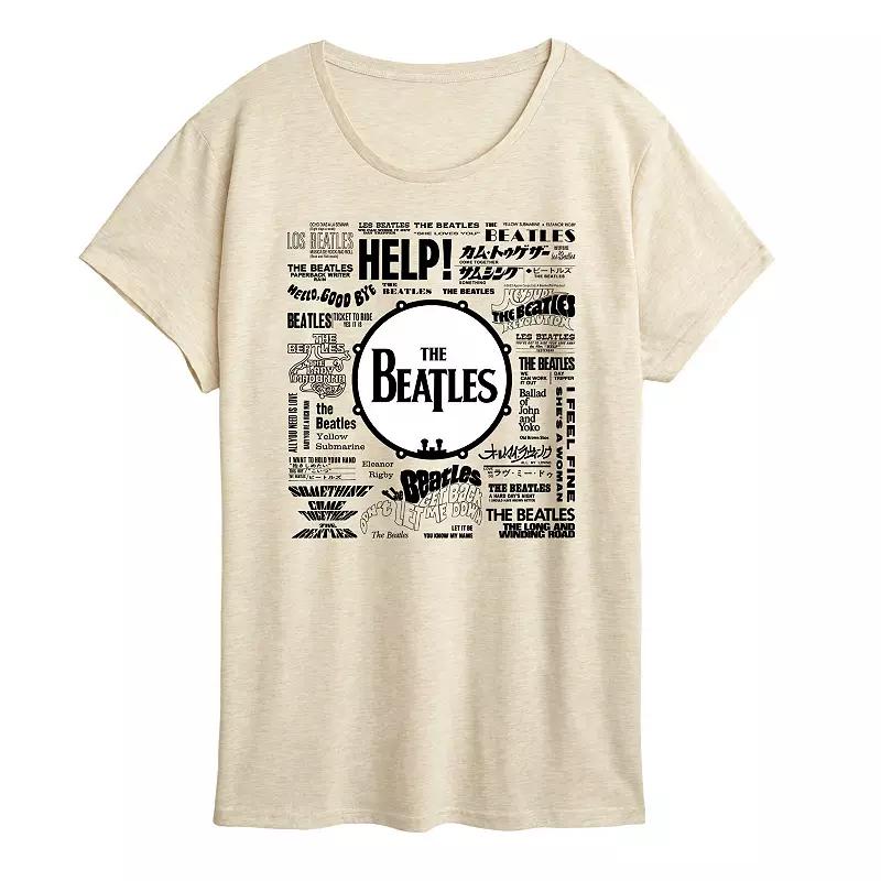 Women's The Beatles Singles Graphic Tee,  Product Image