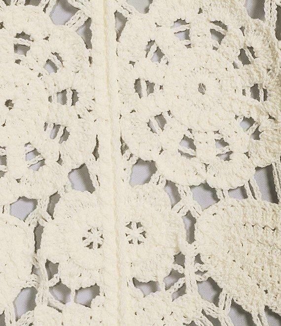 John Mark Lace Scoop Neck 3/4 Sleeve Popover Top Product Image