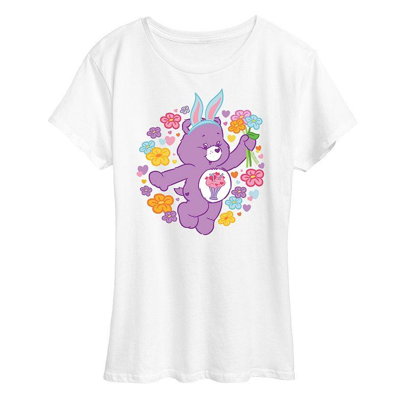 Womens Care Bears Bunny Bear Graphic Tee Product Image