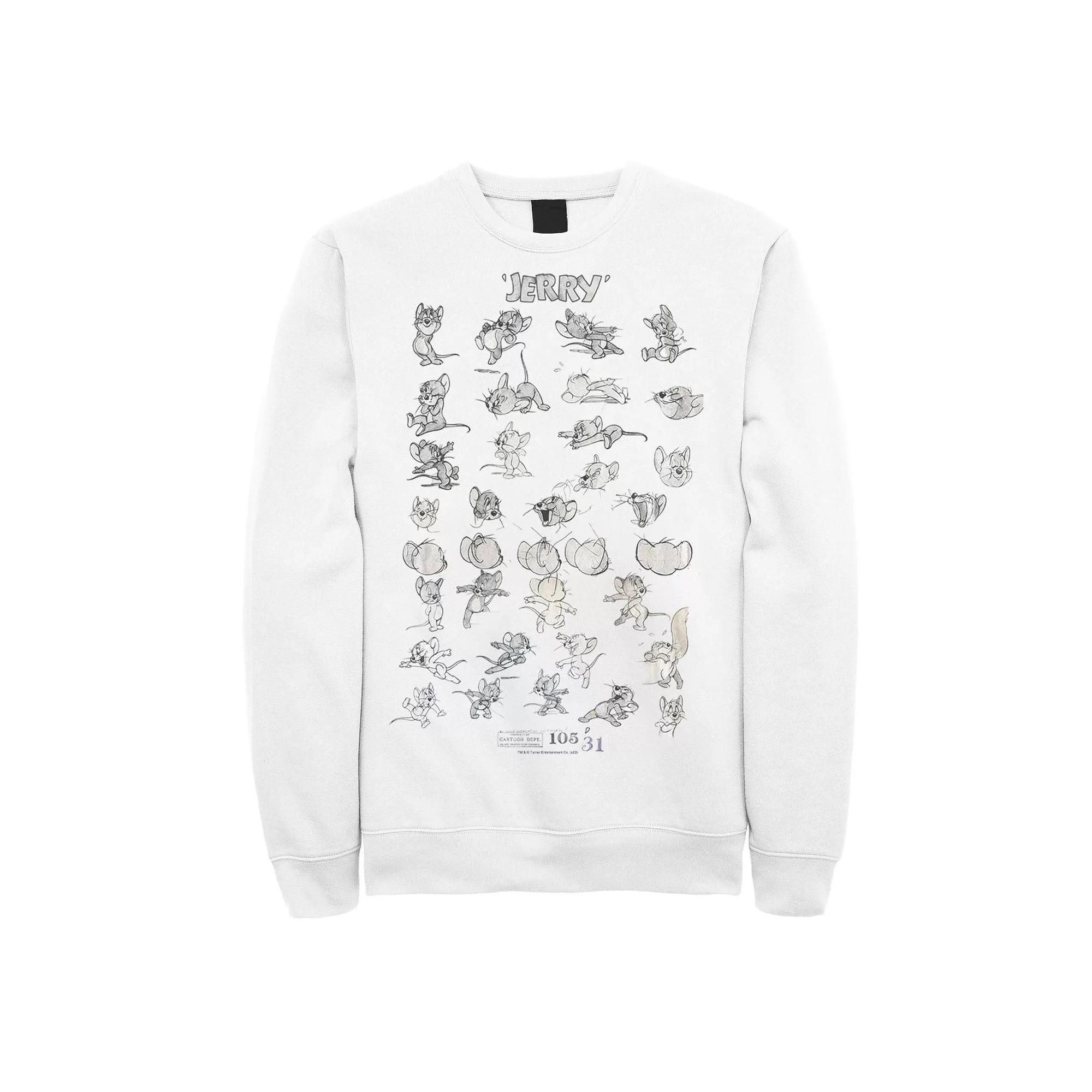 Mens Tom And Jerry Character Art Sweatshirt, Men's,  Product Image