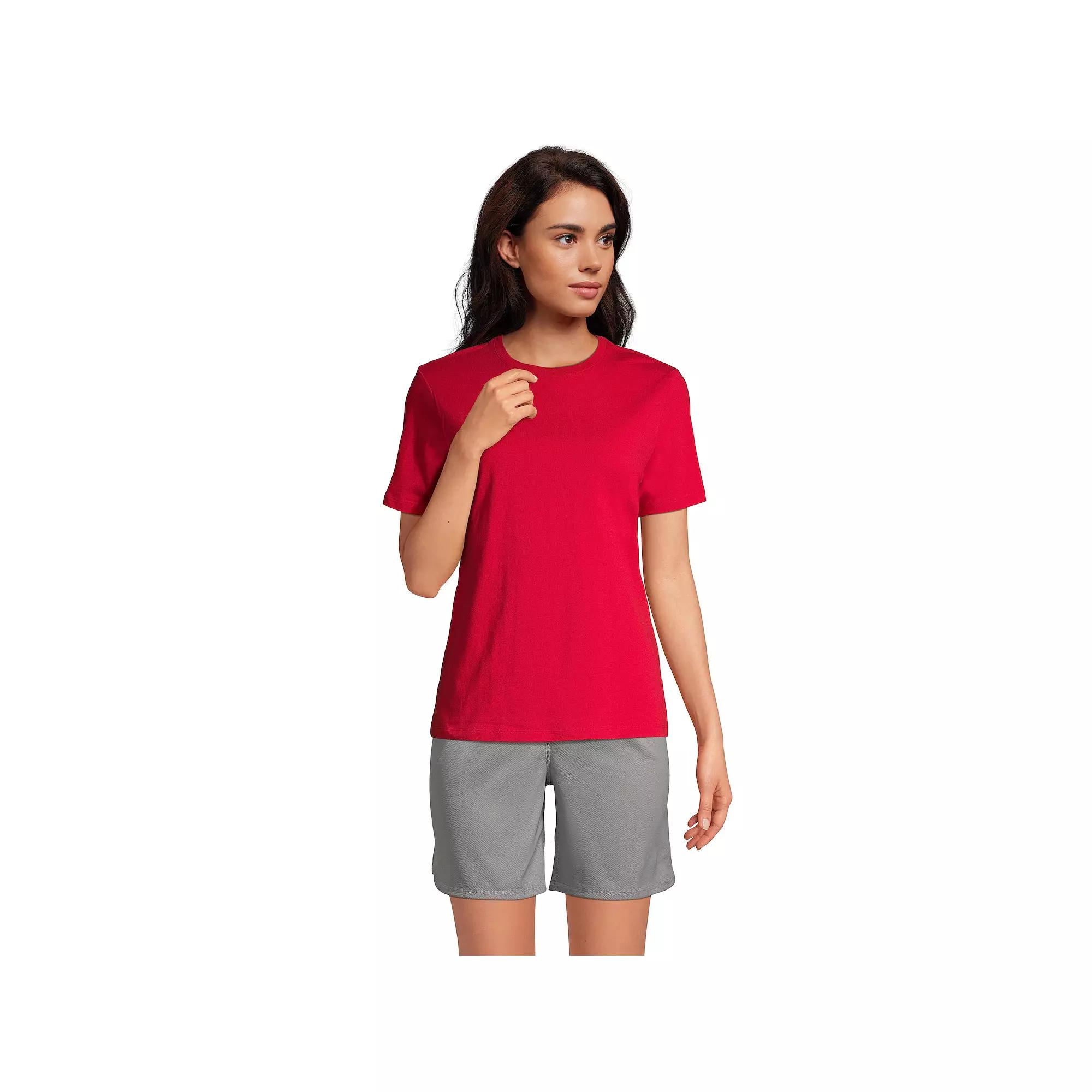 Women's Lands' End Short Sleeve Essential Tee,  Product Image