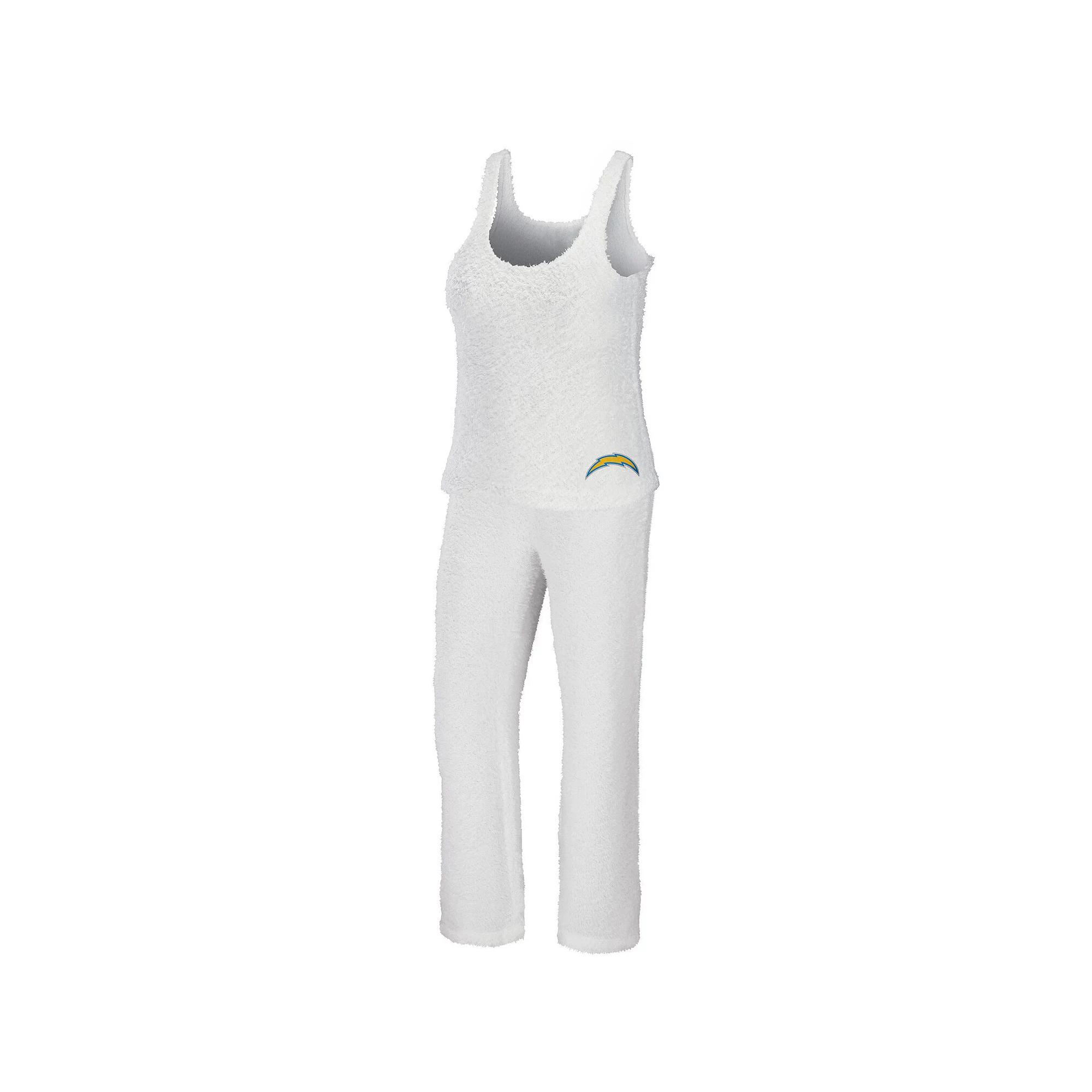 Women's WEAR by Erin Andrews Cream Arizona Cardinals Cozy Scoop Neck Tank Top & Pants Sleep Set,  Product Image