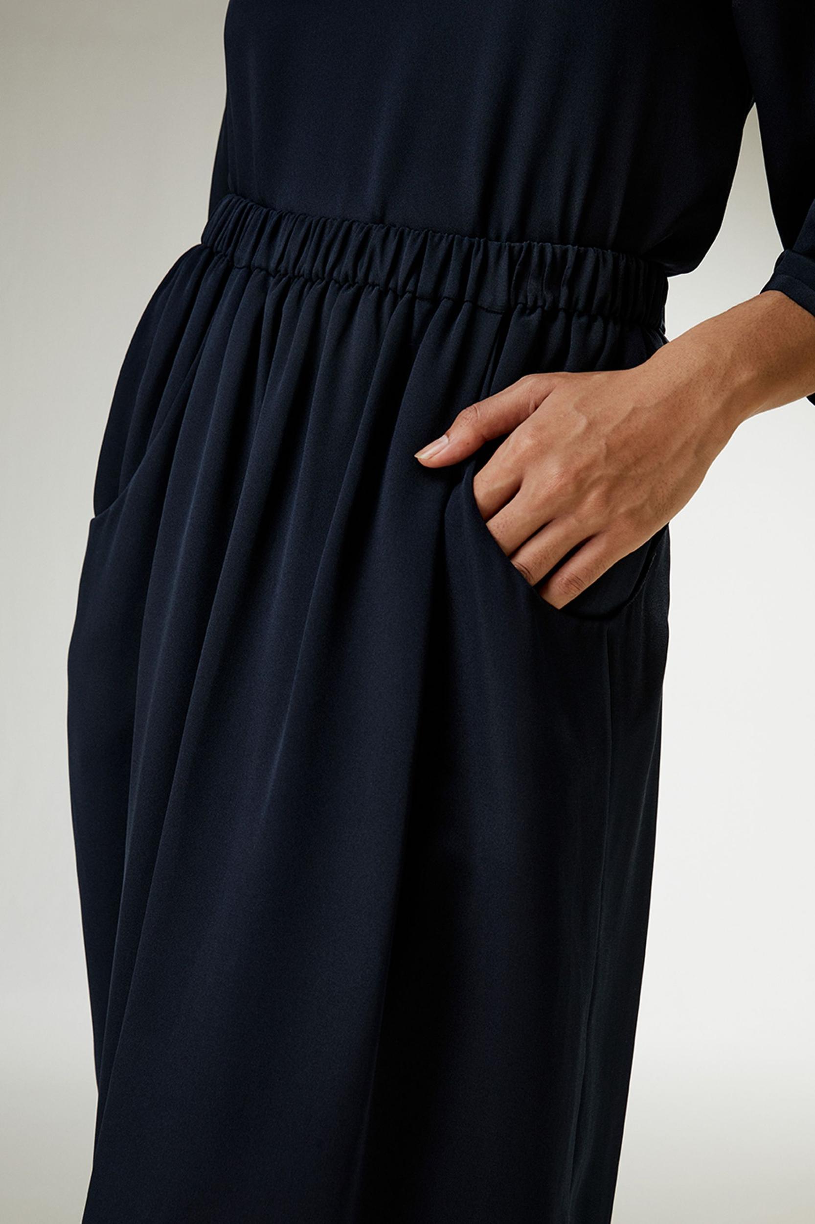 Blossom Skirt with Elastic Waistband and Side Pockets Product Image