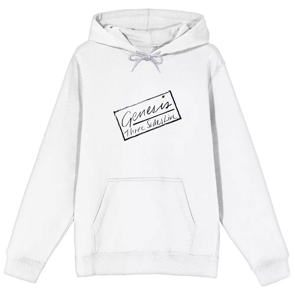 Men's Genesis Three Sides Live Graphic Hoodie, Size: XXL, White Product Image